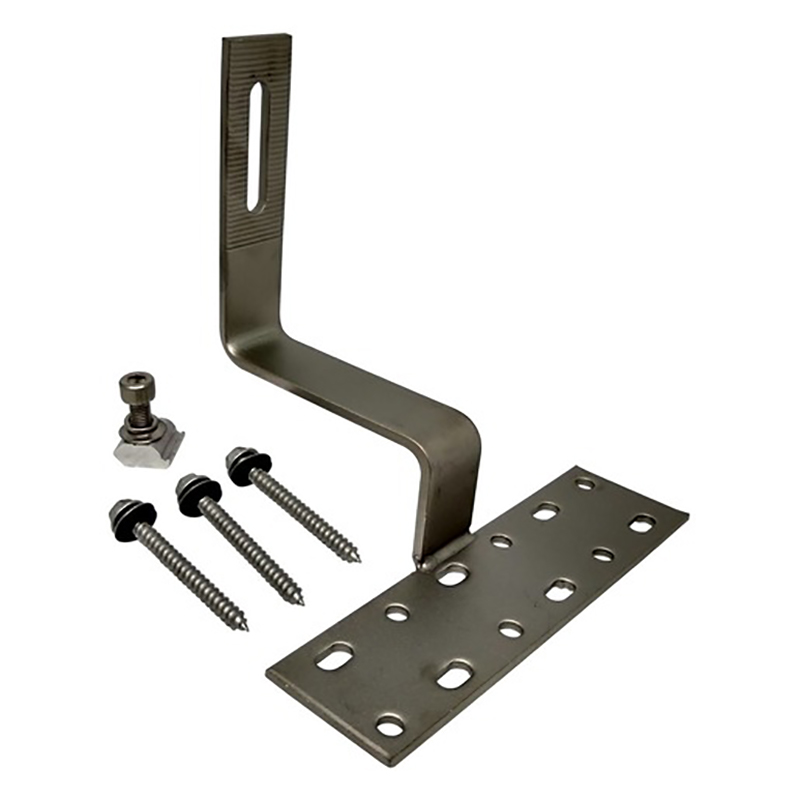 Solar tile hook mounts