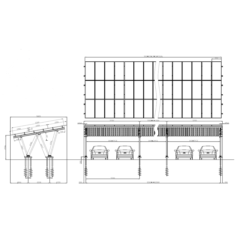 solar carport mount