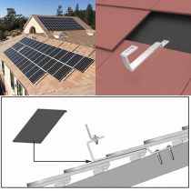 flat tile roof mounting system