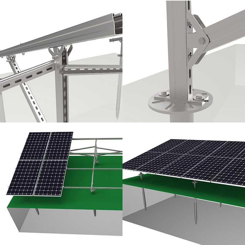 ground solar panel mounts carbon steel