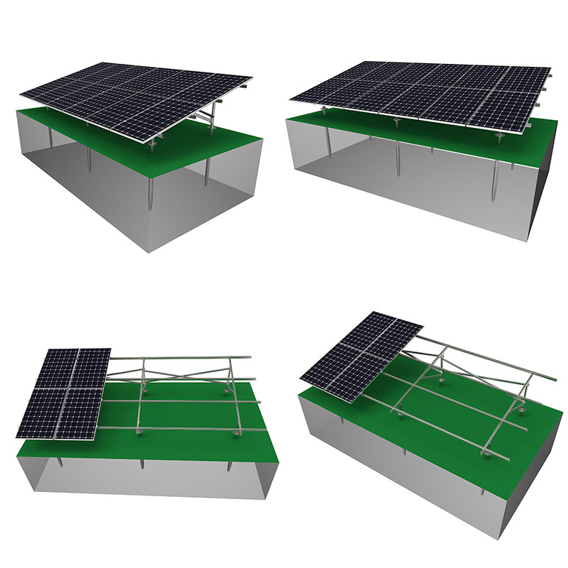 Solar Ground Mounting System For Carbon Steel-IV Type