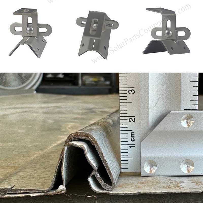 Solar Panel Universal Mounting Clamps for metal roof