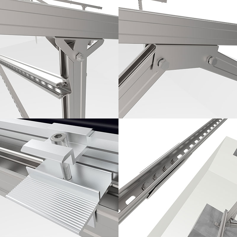 solar ground racking system