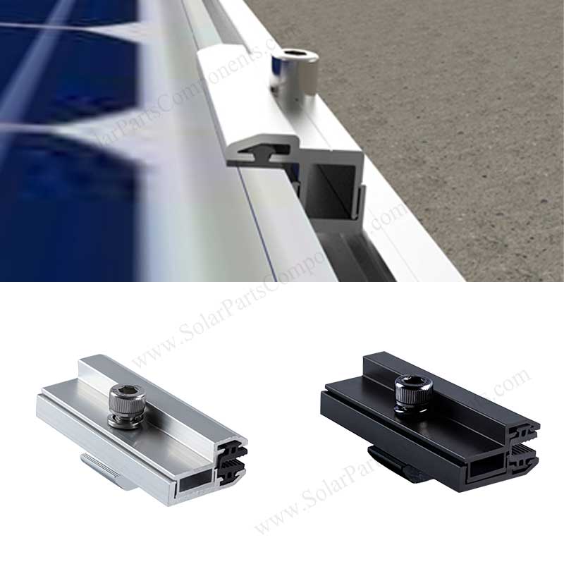 frameless glass end clamps