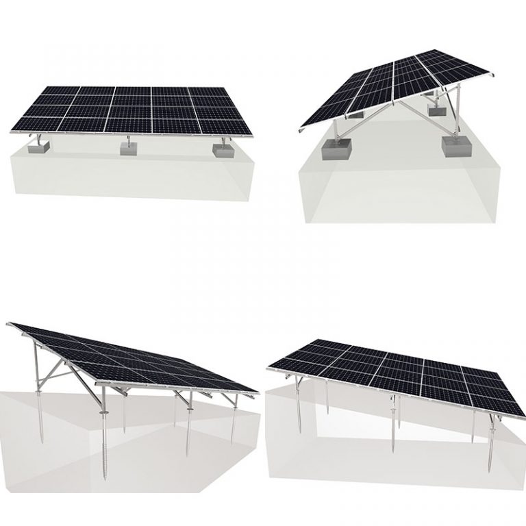 new arrival carbon steel ground mount solar racking