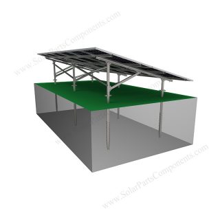solar ground mount racking systems-2