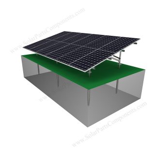 solar ground mount racking systems-3