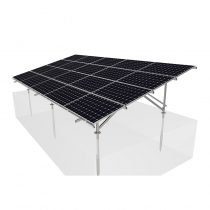 solar ground racking system for ground screw-1