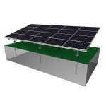 solar ground racking system for ground screw-4