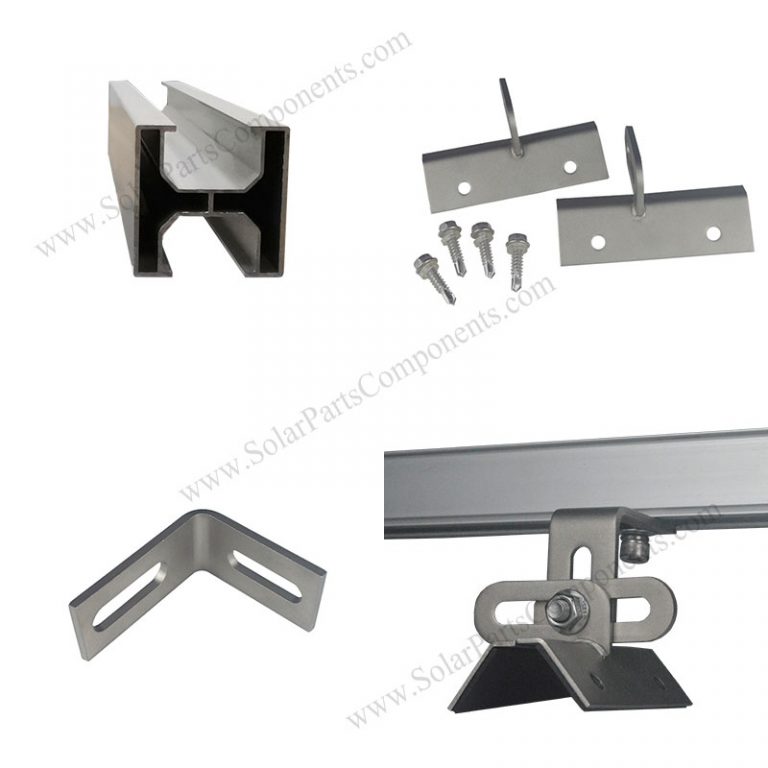 trapezoid metal roof solar mounting system