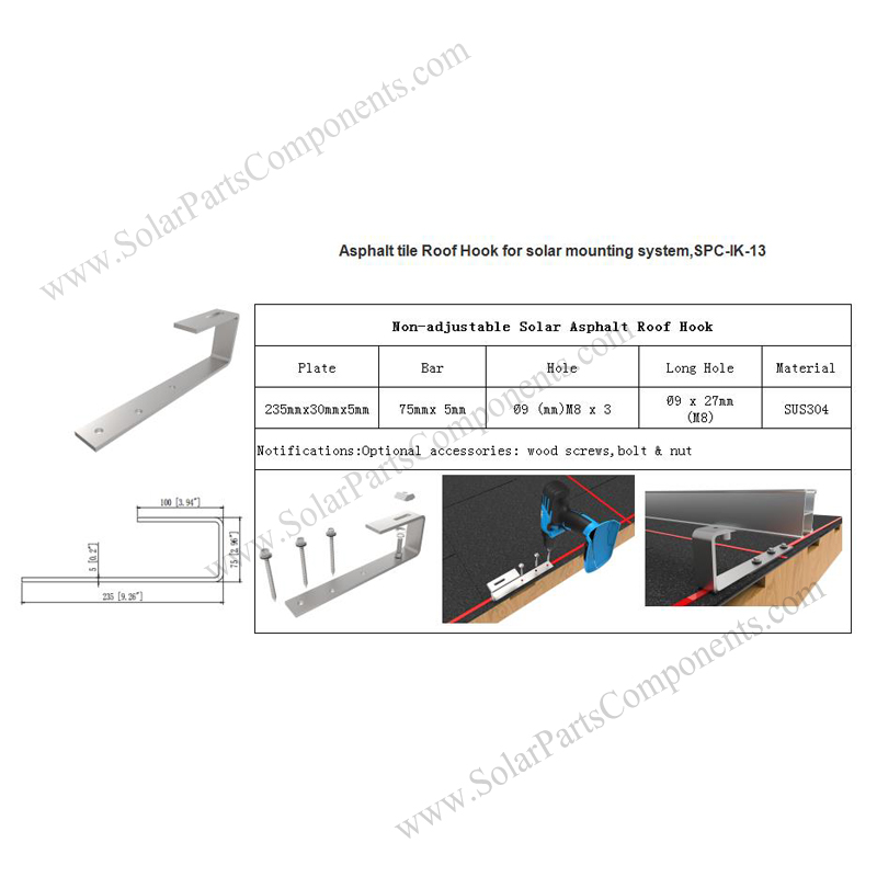 Asphalt tile Roof Hook manufacturer 