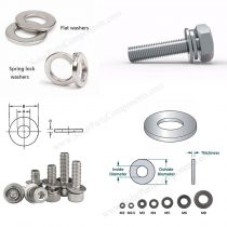 flat washer din, stainless steel