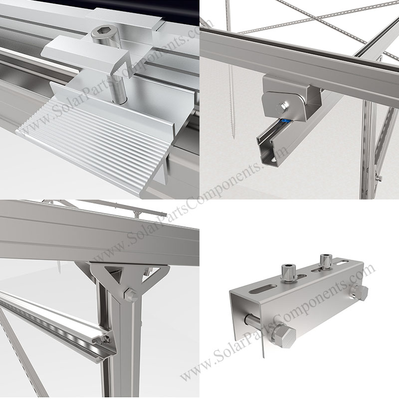 slope solar panel ground mounting