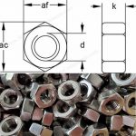 hexagonal nuts stainless steel