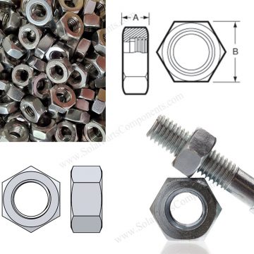 hexagonal nuts stainless steel for bolt and screws