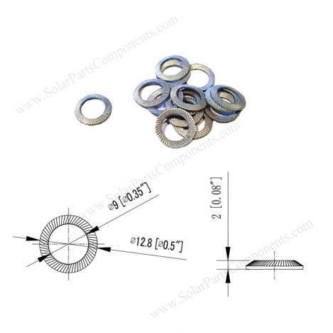 serrated lock washer m8