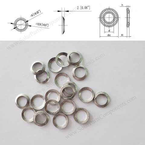 AET serrated washer m8