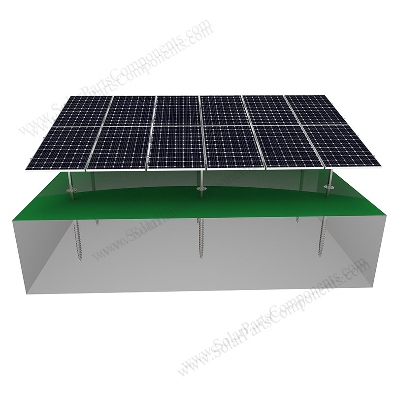 Solar Ground Racking System-Carbon Steel-N Type-3