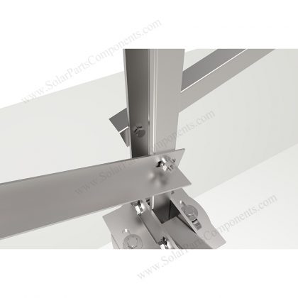 Solar Ground Racking System for Carbon Steel-N Type