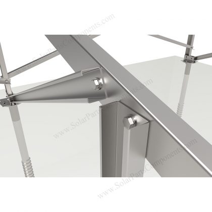 Solar Ground Racking System for Carbon Steel-N Type