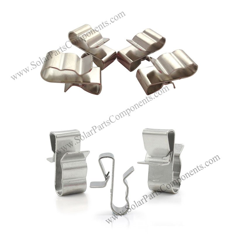 solar two lines cable clips