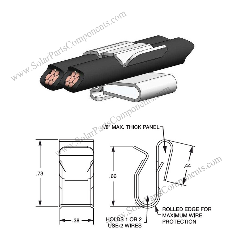 Solar Panel Cable Clips