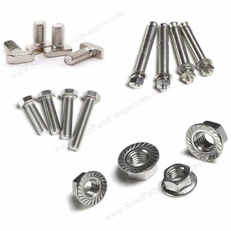 solar mounting bolts,nuts,screws and washers