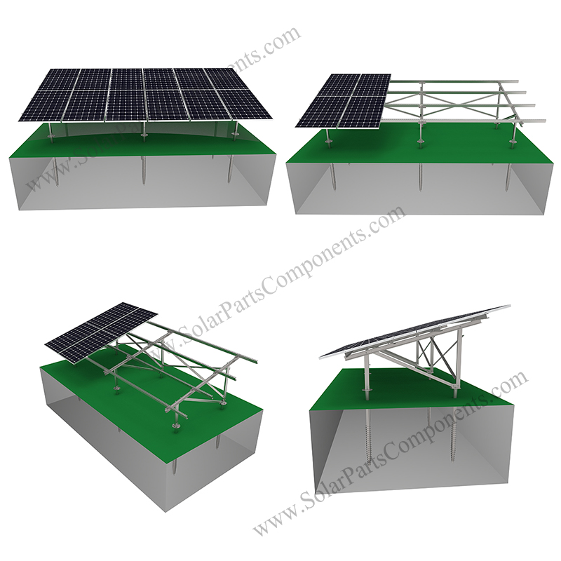 ground racking mounts for carbon steel