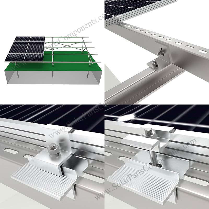 solar ground racking mounts for carbon steel