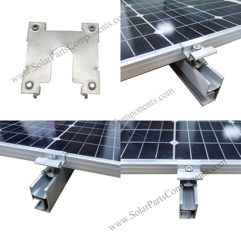 solar panel grounding clip