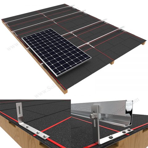 pv mounting brackets for shingle roofs, SPC-IK-14