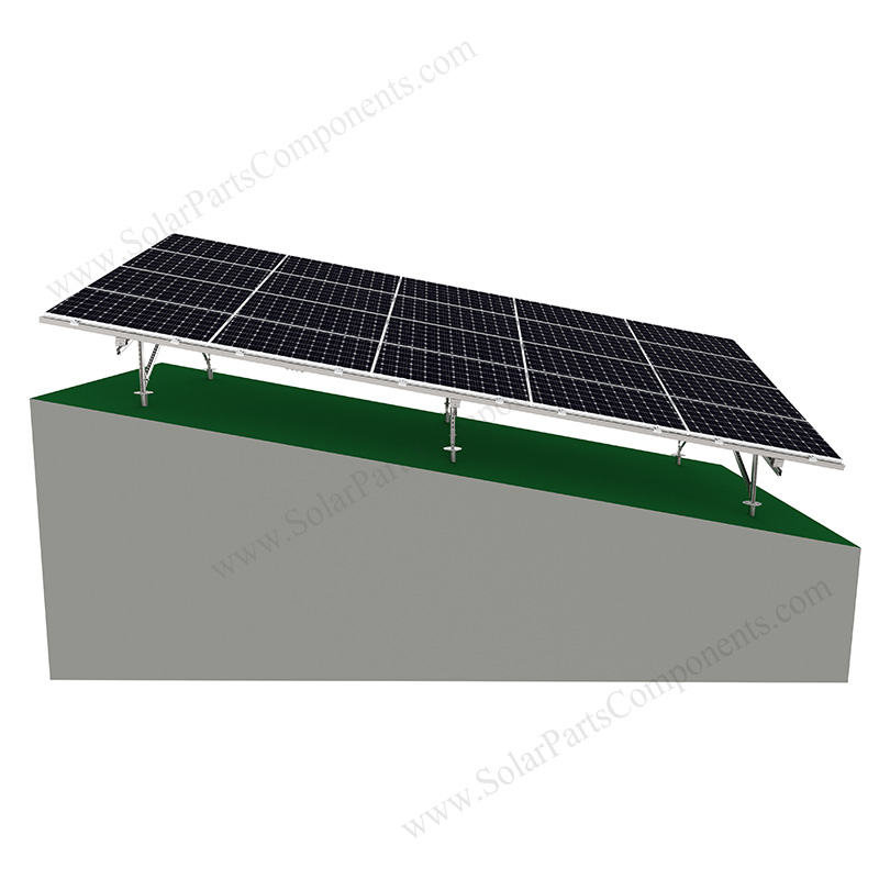 solar slope ground mounting for carbon steel-1