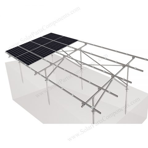 solar slope ground mounting for carbon steel-8