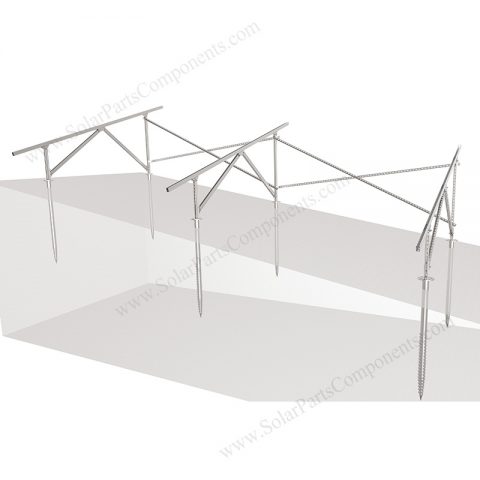 solar slope ground mounting for carbon steel-5