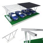 aluminium solar carport kit