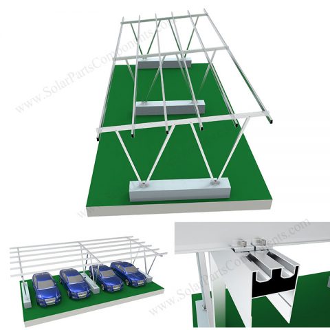 solar carport system aluminum