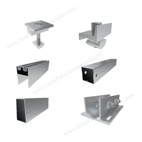 aliminum solar carport diy BOM