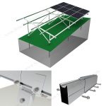 aluminum pv ground mount slope