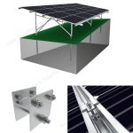 pv ground mounting aluminum slope