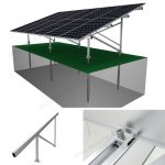 solar panel ground mounting system, SPC-GA-2V-N