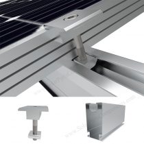 solar panel ground racking system, SPC-GA-2V-N