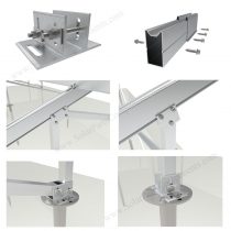PV module ground racking system, SPC-GA-2V-N