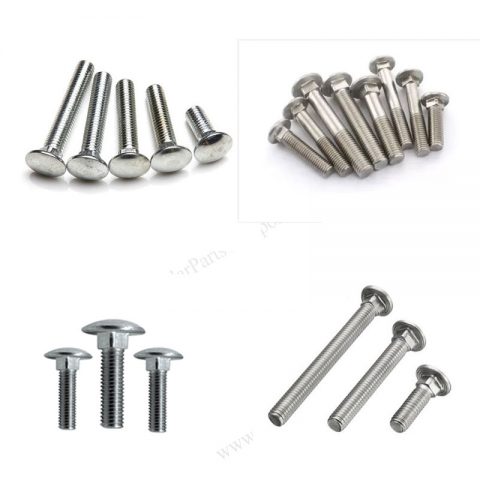 carriage bolt, mushroom head with square neck