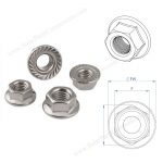 flange nuts M10mm