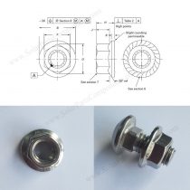 flange nuts M10 for solar panel