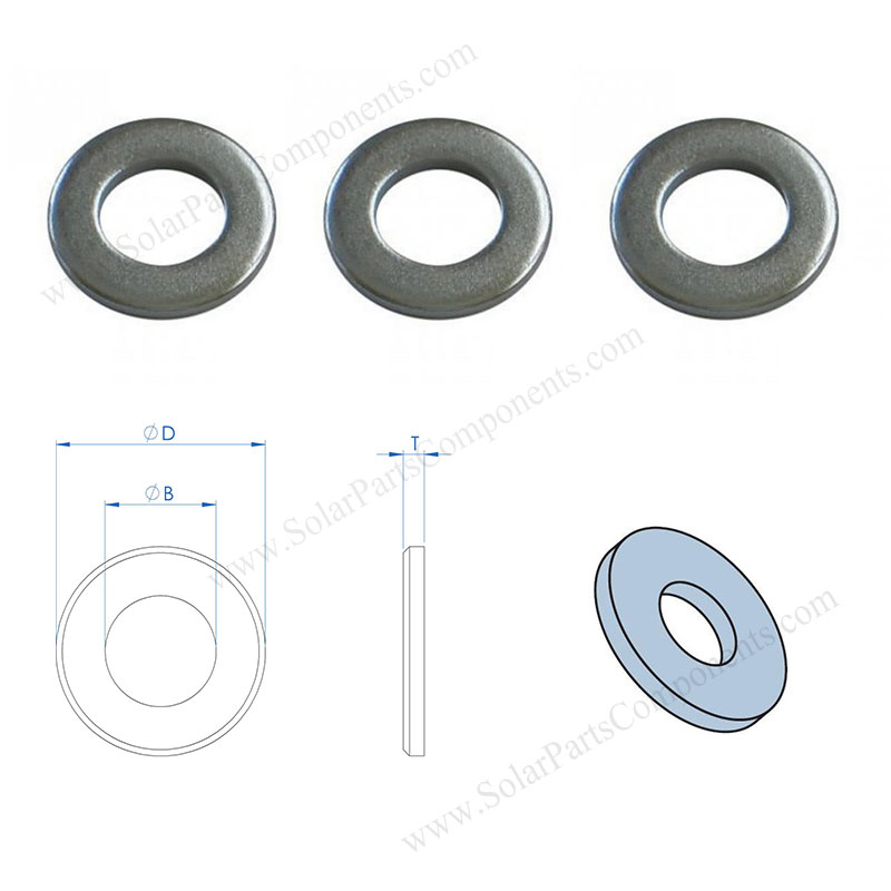 M10 Form A Flat Washer, Stainless Steel A2 (304) - Orbital Fasteners