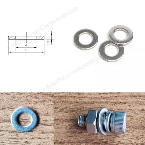 M10 flat washers for solar panel mounts