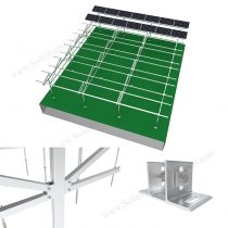 solar farm mounting system