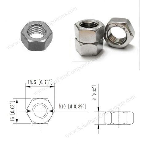 hex nuts M10