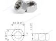hex nuts M12